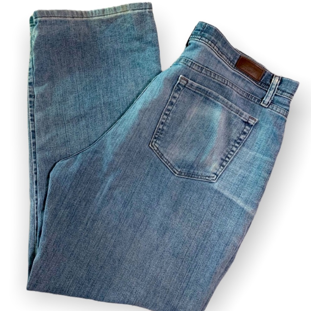 Lee Denim Jeans Light Wash Straight Leg Size 14 Short